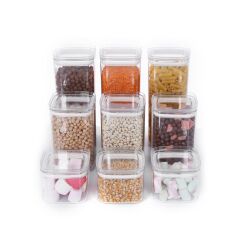 Vakumlu Hava Almaz Saklama Kabı Erzak Kabı 9 Parça Saklama Seti SFT-9