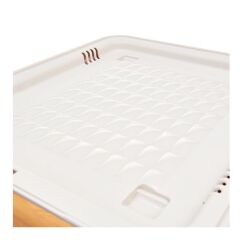 Motek Bambu Tekerlekli Organizer Çok Amaçlı Saklama Kutusu 2X12 Lt