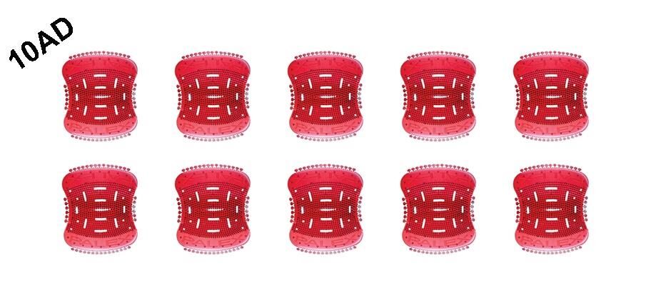 Palex Pisuvar Süzgeç Koku Giderici 30Gün Parfüm Etkili-10ADET KIRMIZI