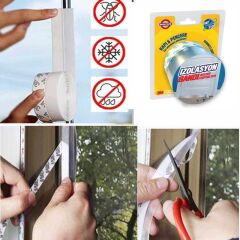 3M Boss Kapı Pencere İzolasyon Bandı Rüzgar Geçirmez Silikon Sızdırmazlık Şeridi-2Adet