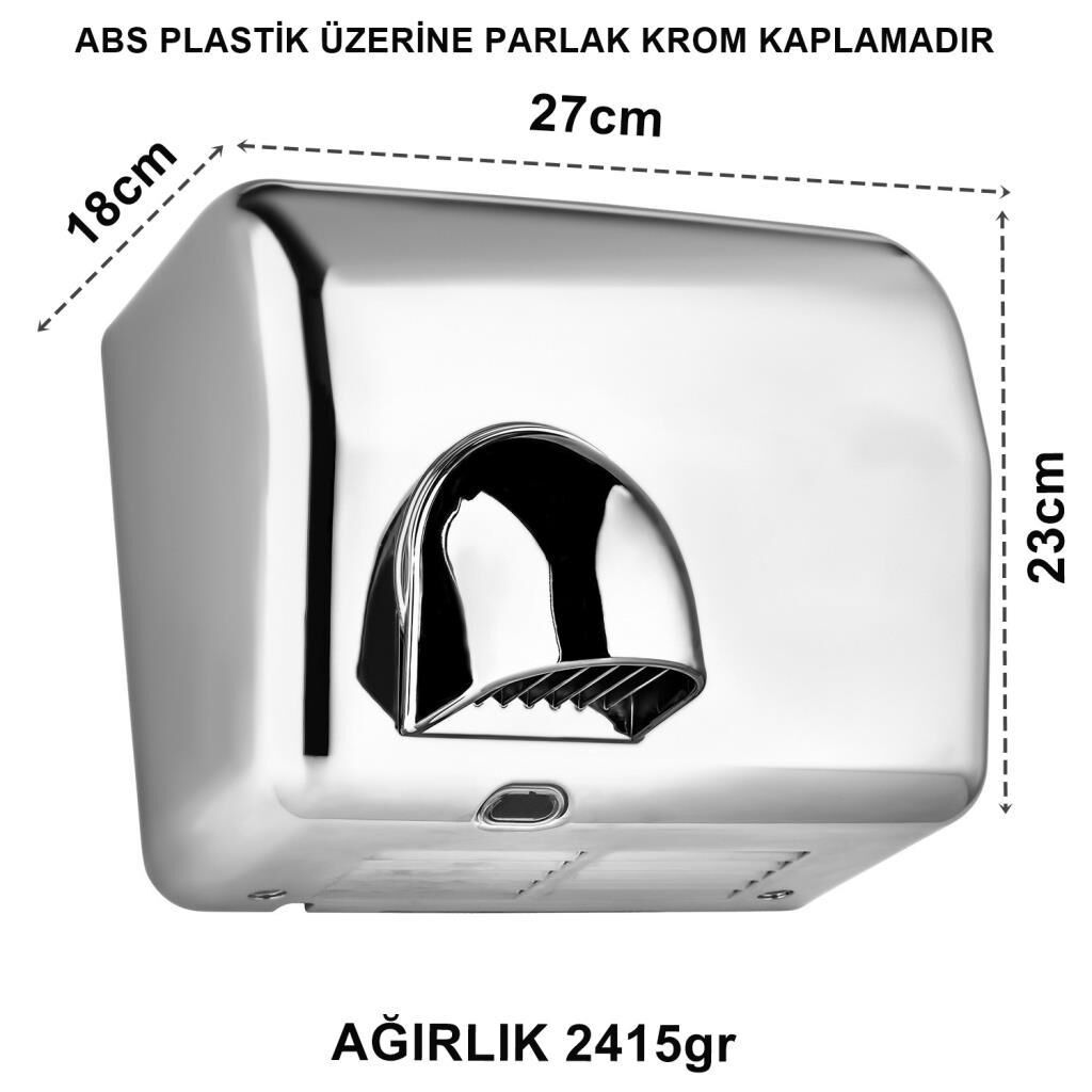 Geseus Palex Fotoselli El ve Yüz Kurutma Makinası 2500Wat ABS Krom Kaplama