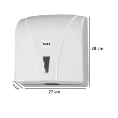 Palex Z Katlı Havlu Dispenseri 300 Adet Kağıt Kapasiteli -  Beyaz