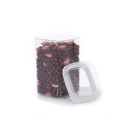 Vakumlu Hava Almaz Saklama Kabı Seti Erzak Kabı Kare 12 Adet 1400 ML