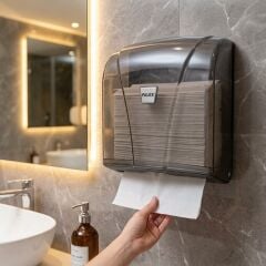 Palex Z Katlı Havlu Dispenseri 300 Adet Kağıt Kapasiteli -  Füme