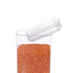 Vakumlu Hava Almaz Saklama Kabı Seti Erzak Kabı Kare 6 Adet 2100 ML