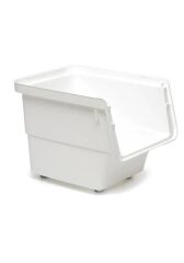 Motek Beyaz Tekerlekli Organizer Çok Amaçlı Saklama Kutusu 2X12 Lt