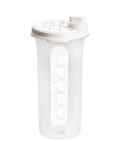 Moonstar Zeytinyağlık Yağdanlık Pratik Kapaklı Sızdırmaz 700ML-OIL-905 beyaz