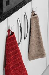 Home Havlupan Askılık 4'lü Bornoz Askılığı Çamaşır Havlupan Askı Aparatı-AY-57 gri