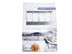 Home Havlupan Askılık 4'lü Bornoz Askılığı Çamaşır Havlupan Askı Aparatı-AY-57 şeffaf