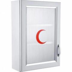 Ecza Dolabı İçi Dolu İlk Yardım İçerikli PVC 50x35x16 CM 159