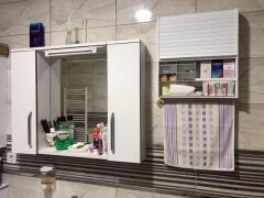 Primanova Panjurlu Ecza Ve Banyo Dolabı + İlk Yardım İçerik Seti