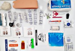 Primanova Lüx Şeffaf Banyo Ve Ecza Dolabı+İlkyardım İçerik Seti