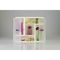 Primanova Lüx Şeffaf Banyo Ve Ecza Dolabı 094