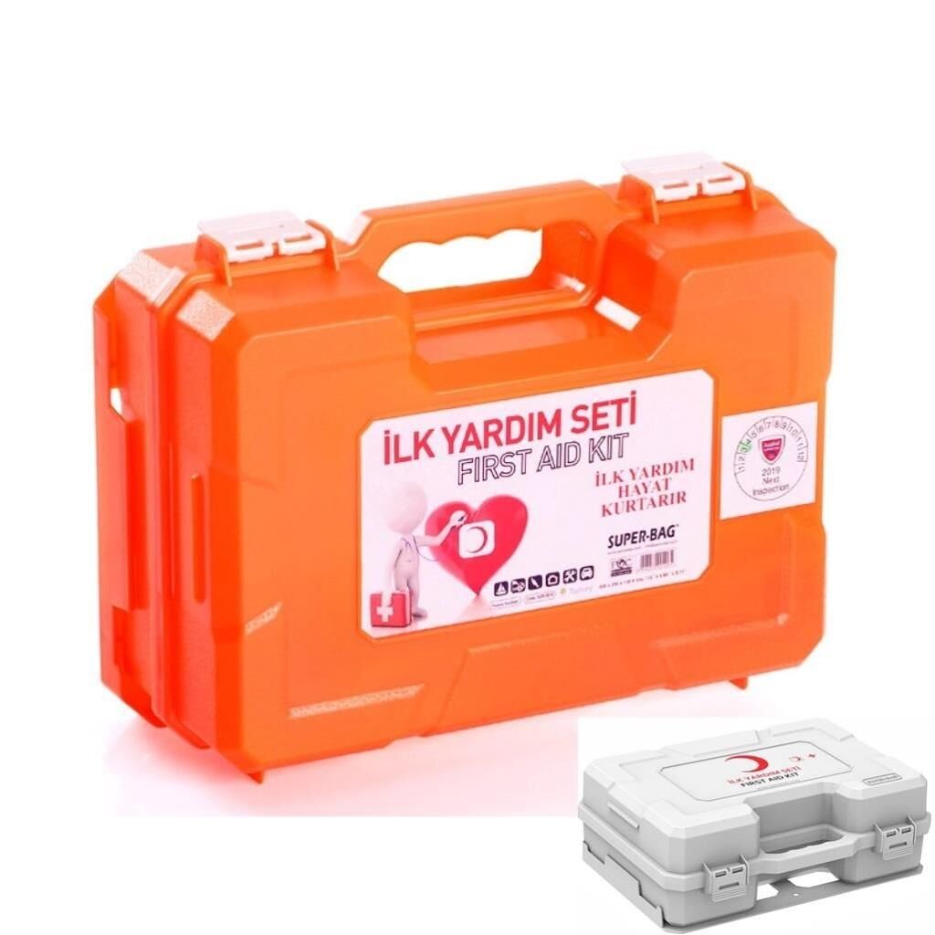 İlk Yardım Çantası İlk Yardım Seti Taşınabilir Ecza Dolabı-BOŞ