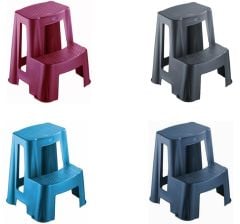 İki Katlı Büyük Basamak Banyoda, Depoda, Mutfakta Çok Amaçlı Kullanım 5171