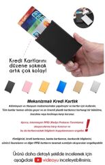 Metal Otomatik Mekanizmalı Kredi Kartlık