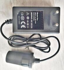 Çakmak Adaptörü Araç Çakmaklık Çevirici  Ev Tipi Çevirici 24W/2A/12V(Açıklamayı okumadan ürünü almayınız)