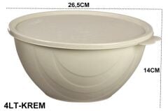 Moon Star Elegance Kapaklı Yoğurt Mayalama Kabı Yemek Saklama Kabı 4 Litre-RBK-313