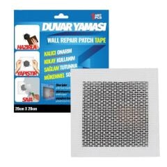 Duvar Yaması Tesisat ve Soba Borusu Delikleri İçin Kalıcı Onarım 20cmx20cm-1Adet