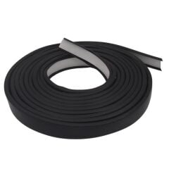 Kendinden Yapışkanlı Masa,Raf,Dolap,Tezgah,Mobilya Kenar Bandı 18mmX5 Metre-Siyah