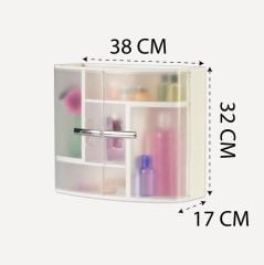 Primanova Banyo ve Ecza Dolabı Naturel Kapaklı 084