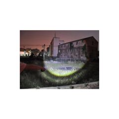 Polis Feneri El Feneri Uzun Menzilli  Zomlu Acil Durum Feneri Alüminyum Gövde 120 Lümen