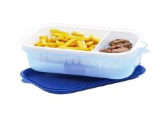 Moon Star Süzgeçli Bölmeli Kilitli Kızartmalık Kabı 2,4 Litre FR-605