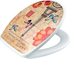 Çelik Ayna Manzaralı Klozet Kapağı