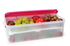 Moon Star Meyvelik Sebzelik İki Bölmeli Hava Geçirmez 6 Litre-PR600