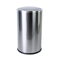 Primanova Vita E45 Paslanmaz Çelik Çöp Kovası 430Kalite Döner Kapaklı 20Lt.