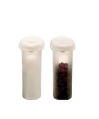 Moonstar İkili Baharatlık Tuzluk Karabiberlik Pratik Kullanım 2X200ML beyaz