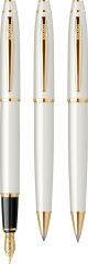 Scrikss 35 3'lü Set Beyaz Altın Dolma Kalem+Tükenmez Kalem+Versatil Kalem İsme Özel Hediyelik Kalem