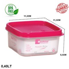 Modüler Çok Amaçlı Saklama Kabı 0,40 Litre Bpa Fre- MS-01