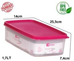 Moon star Modüler Çok Amaçlı Saklama Kabı 1,7 Litre MS-03