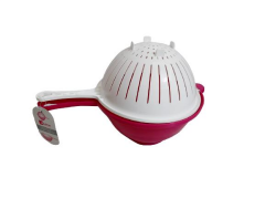 Moonstar Küvetli Süzgeç Pratik Çift Yönlü Süzgeç-CLS-350- FUŞYA+BEYAZ