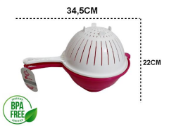 Moonstar Küvetli Süzgeç Pratik Çift Yönlü Süzgeç-CLS-350- FUŞYA+BEYAZ