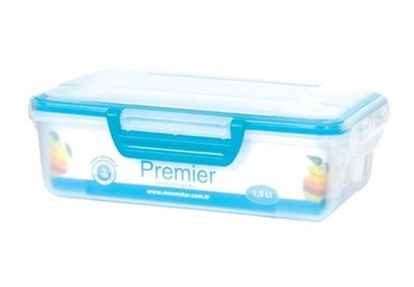 Moon Star Çokamaçlı 4 Tarafı Kilitli  Contalı Hava Geçirmez Saklama Kabı 1,5 Lt-PM-206