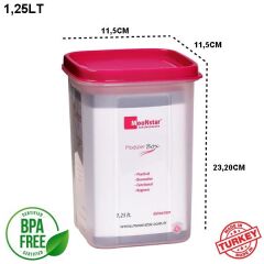 Moon star Modüler Çok Amaçlı Saklama Kabı 1,25 Litre MS-09