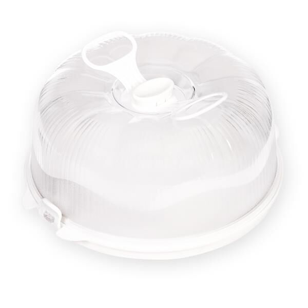 Moonstar hava geçirmez kek fanusu, Pasta saklama kabı-BEYAZ