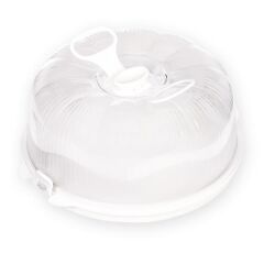 Moonstar hava geçirmez kek fanusu, Pasta saklama kabı-BEYAZ