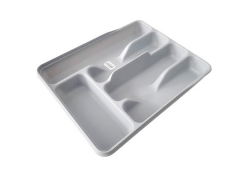 Moonstar Çekmece İçi Kaşıklık 5Gözlü Çatal Bıçak Organızer 34X27CM-KŞ-172-GRİ