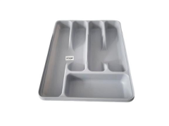 Moonstar Çekmece İçi Kaşıklık 5Gözlü Çatal Bıçak Organızer 34X27CM-KŞ-172-GRİ