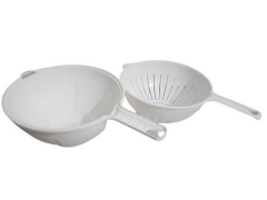 Moonstar Küvetli Süzgeç Pratik Çift Yönlü Süzgeç-CLS-350-BEYAZ