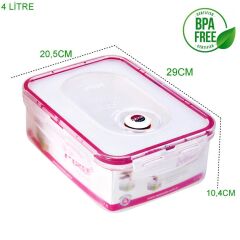 Moon Star Vakumlu hava geçirmez saklama kabı 4 LT+Pompa-MVAC194