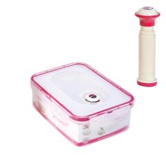 Moon Star Vakumlu hava geçirmez saklama kabı 1,10 LT+Pompa-MVAC181