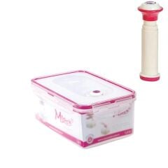 Moon Star Vakumlu hava geçirmez saklama kabı 1,60 LT+Pompa-MVAC182