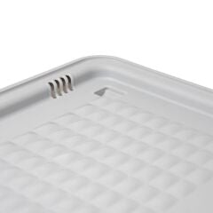 Motek Patateslik Soğanlık Tekerlekli Organızer Eşya ve Erzak Kutusu 3x33Lt Gri+Beyaz MT05