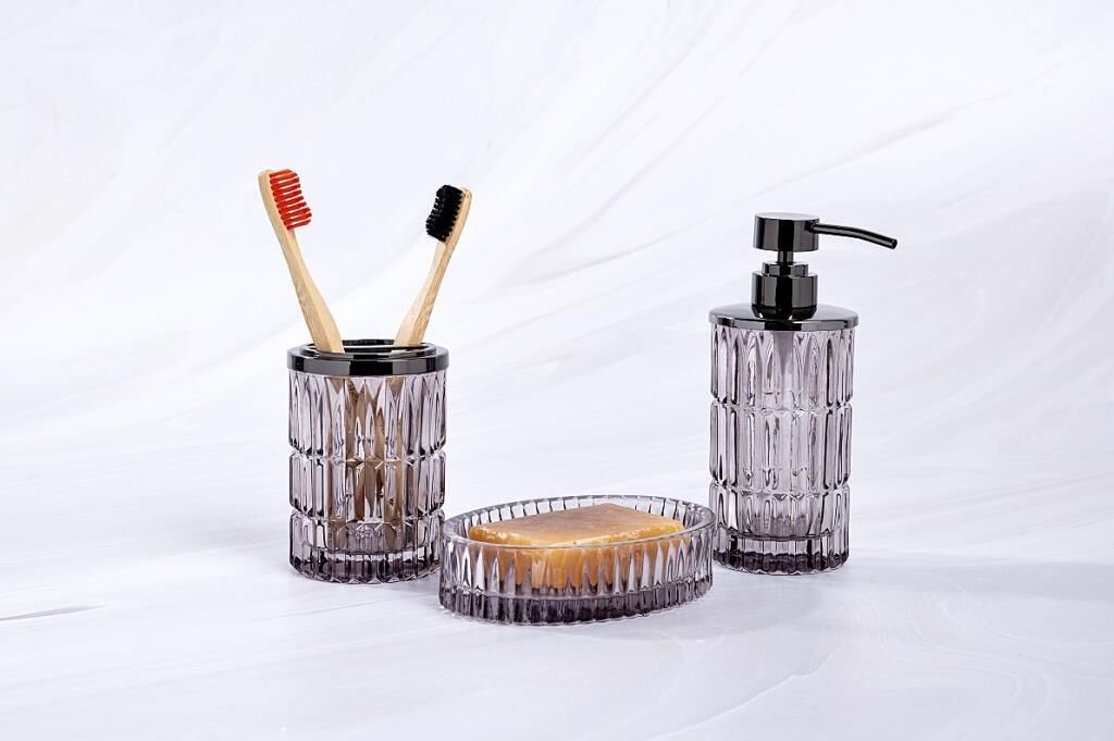 Primanova Irene Cam Banyo Seti Üç Parça