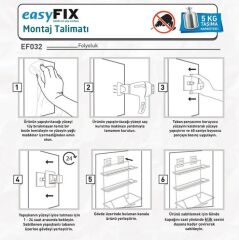 Geseus Yapışkanlı Folyoluk Streçlik Kağıt Havlu Asacağı EF032