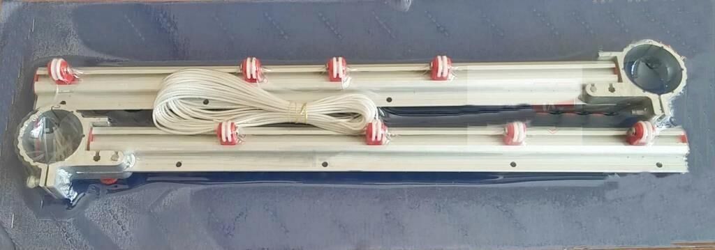 Çamaşır Kurutma Askısı Paslanmaz Alüminyum Katlanır Makaralı Çamaşır Askısı Kelepçeli